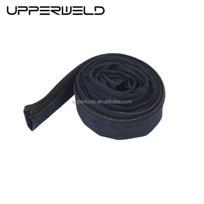Cubierta de cable de antorcha de soldadura TIG de 4 m con chaqueta de cremallera estilo azul