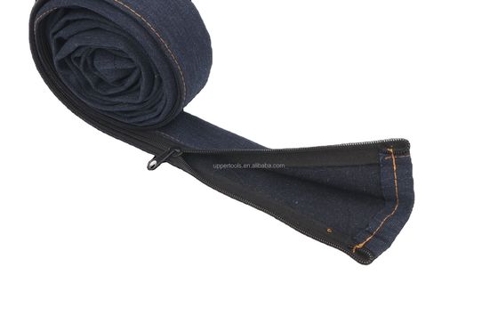 Cubierta de cable de antorcha de soldadura TIG de 4 m con chaqueta de cremallera estilo azul