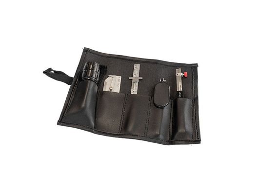 Medidor de soldadura de acero inoxidable de doble deslizamiento de plata HJC30 para soldadura multifunción