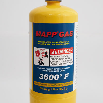cilindro de gas de propano y oxígeno 0,5 kg Construcción de acero para manejar sin esfuerzo