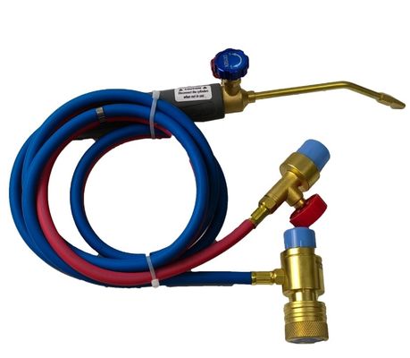 Kit de antorchas de oxígeno con gafas de seguridad cilindro portátil de 1,5 m de manguera doble conjunto de antorchas Mapp
