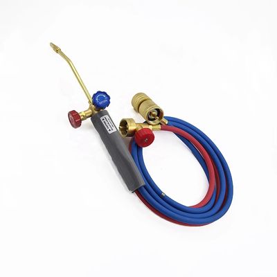 Kit de antorchas de oxígeno con gafas de seguridad cilindro portátil de 1,5 m de manguera doble conjunto de antorchas Mapp